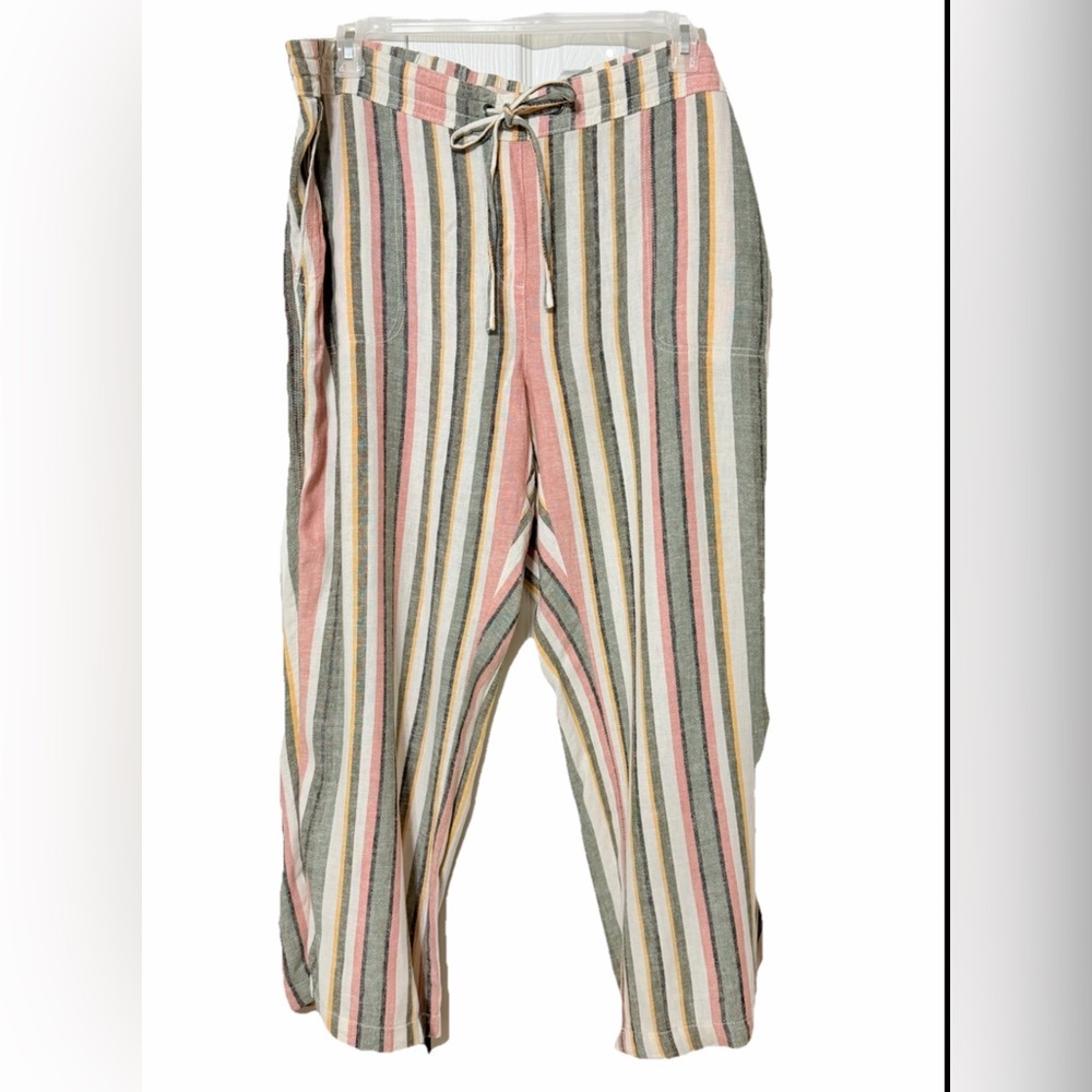 Per Se Linen Blend Pants NWT